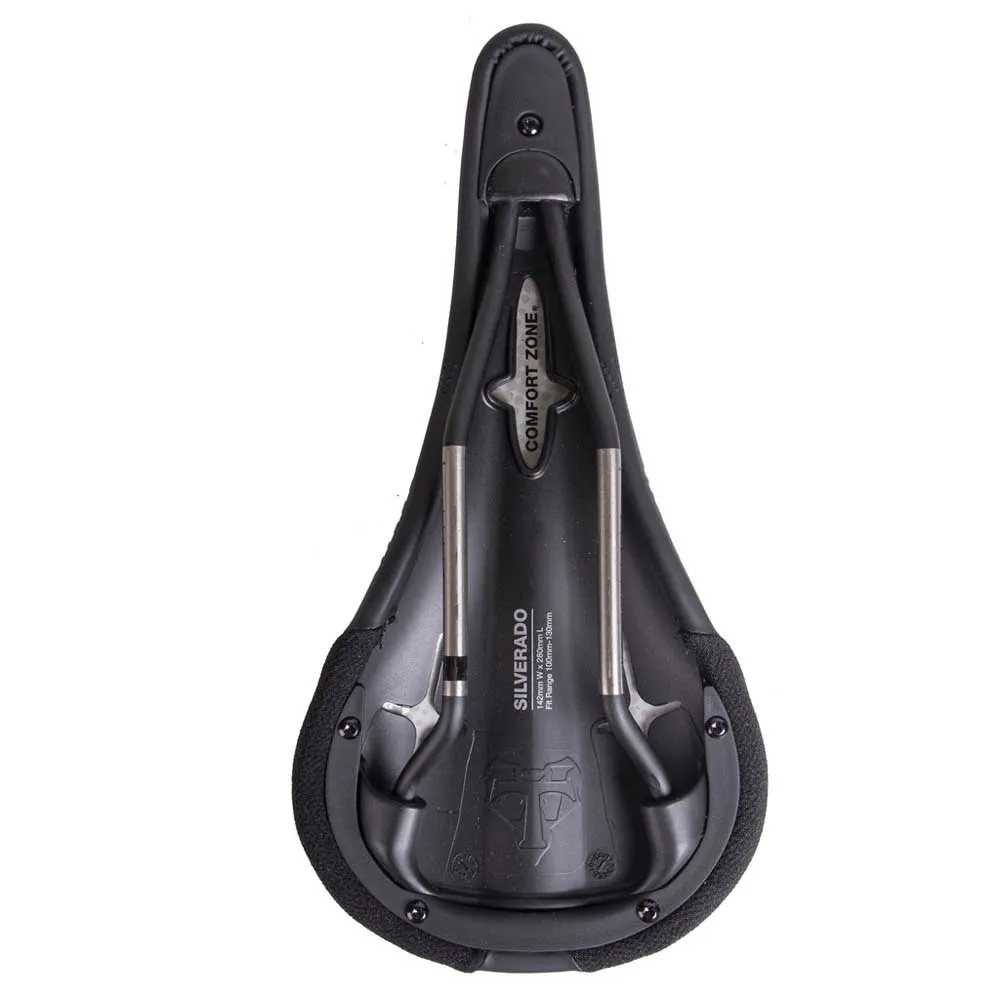 WTB Silverado 265 Medium Dnax Inox Sykkelsete, Black, 142mm