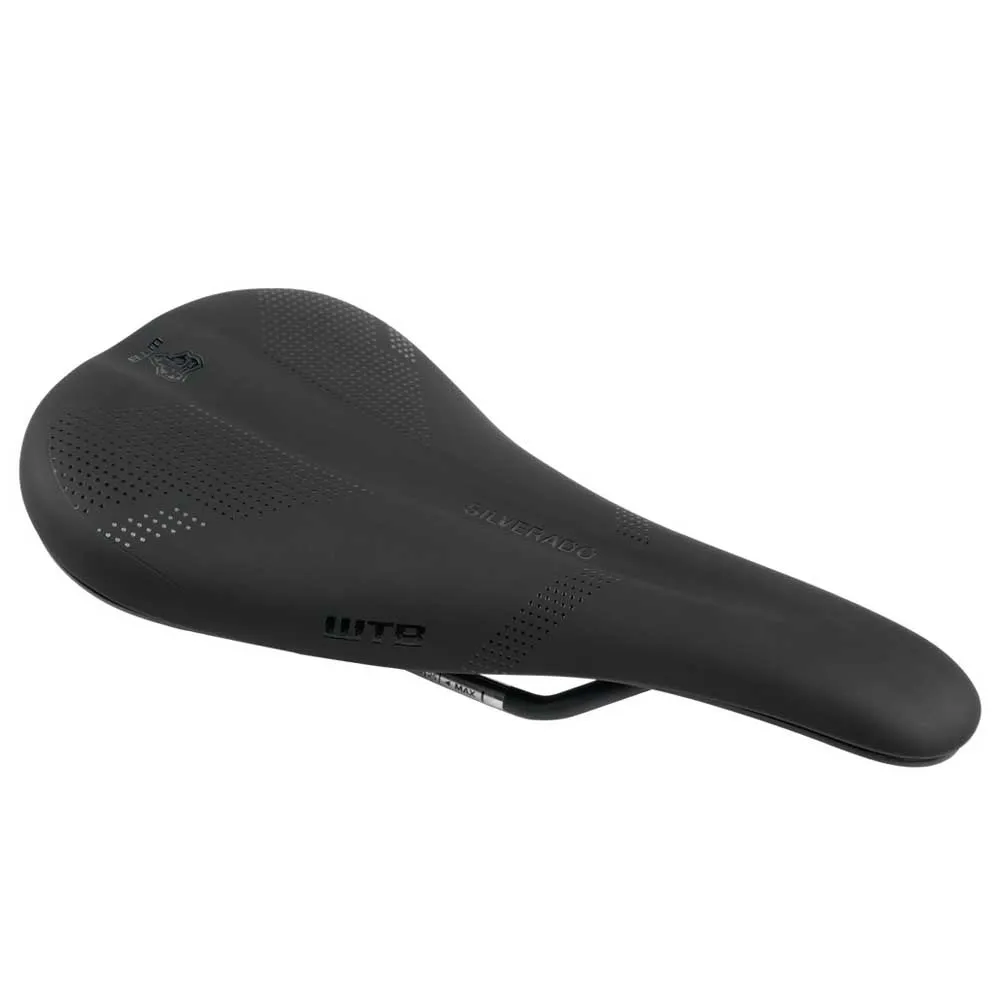 WTB Silverado 265 Medium Dnax Inox Sykkelsete, Black, 142mm
