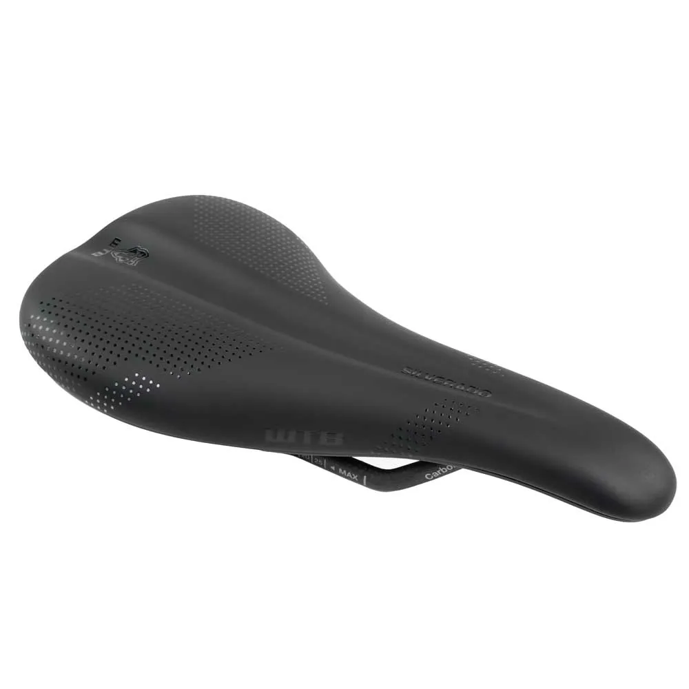 WTB Silverado 265 Narrow Dna Carbon Sykkelsete, Black, 135mm
