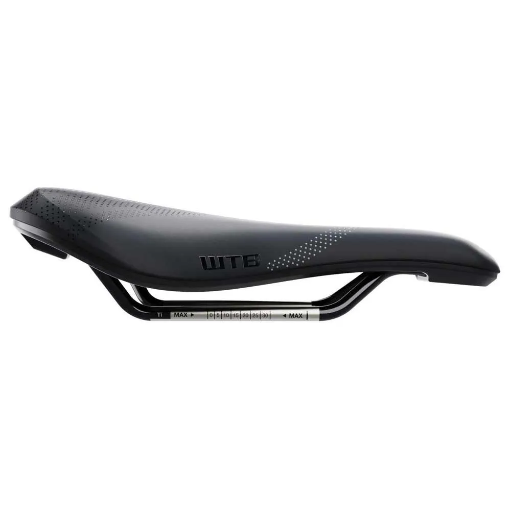 WTB Solano Wide Fusion Form Titanium Sykkelsete, Black, 157mm