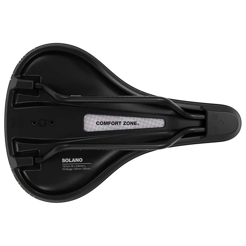 WTB Solano Wide Fusion Form Titanium Sykkelsete, Black, 157mm