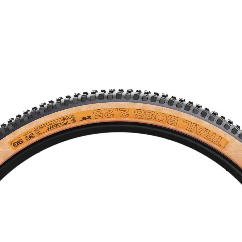 WTB Trail Boss Light Fast Rolling Dual Dna Sg2 Tubeless 29´´ X 2.25 Mtb-dekk, Black / brown, 29" x 2.25, Sykkeldekk WTB Trail Boss Light Fast Rolling Dual Dna Sg2 Tubeless 29´´ X 2.25 Mtb-dekk, Black / brown, 29" x 2.25, Sykkeldekk