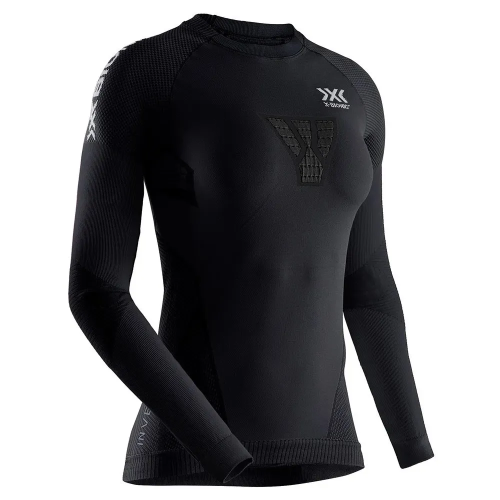 X-Bionic Inven4.0 Run Speed Langarmet T-skjorte Refurbished female, Black / charcoal