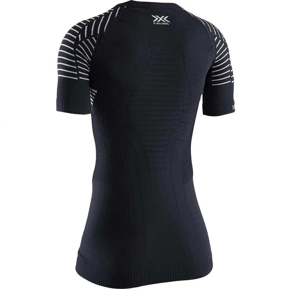 X-Bionic Invent Kortarmet T-skjorte Refurbished female, Black melange