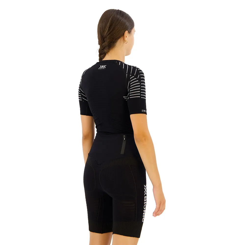 X-Bionic Invent Kortarmet T-skjorte Refurbished female, Black melange
