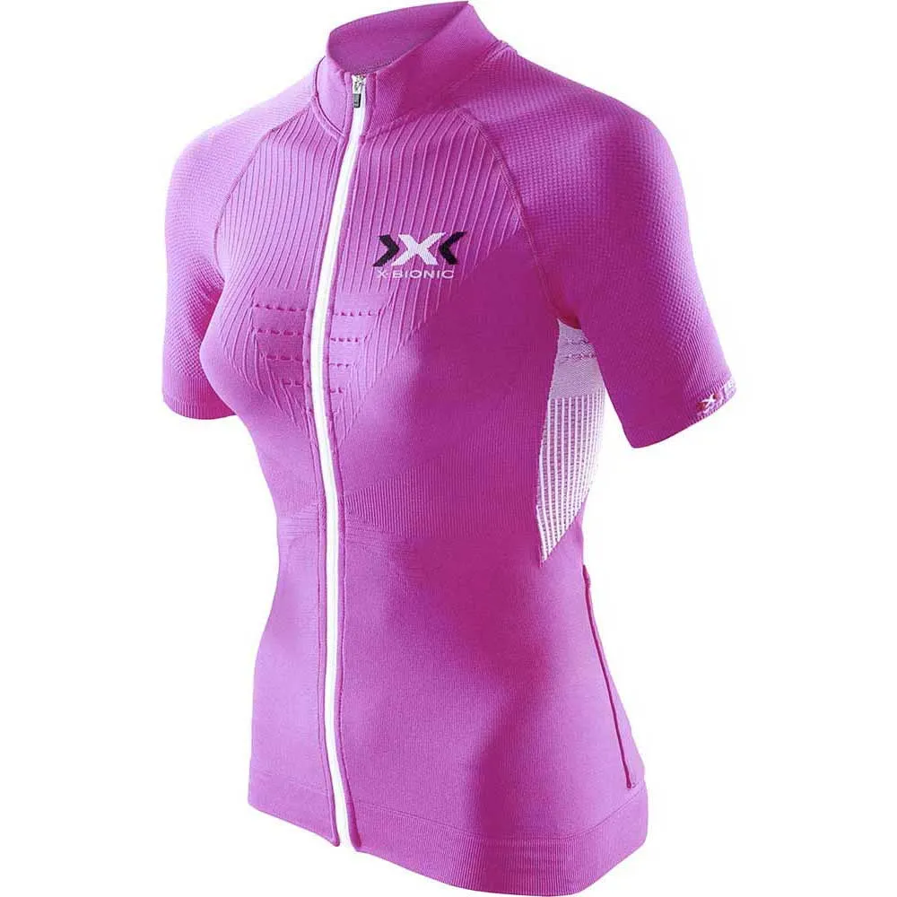 X-Bionic The Trick Biking Kortarmet T-skjorte, Pink / white X-Bionic The Trick Biking Kortarmet T-skjorte, Pink / white