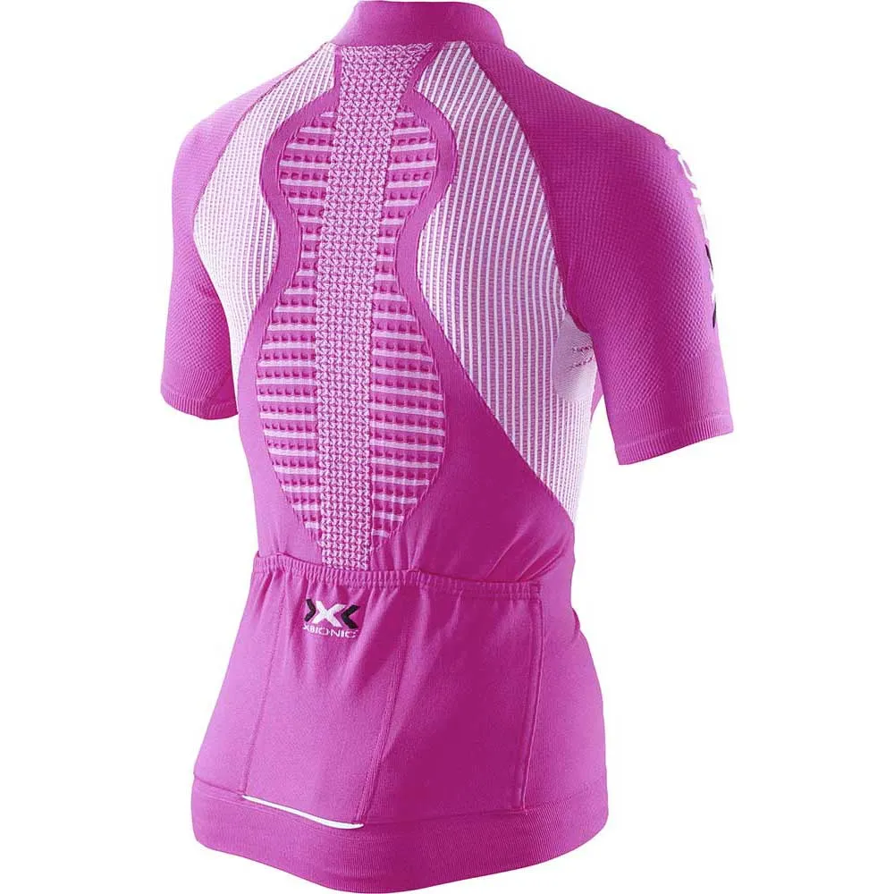 X-Bionic The Trick Biking Kortarmet T-skjorte, Pink / white X-Bionic The Trick Biking Kortarmet T-skjorte, Pink / white