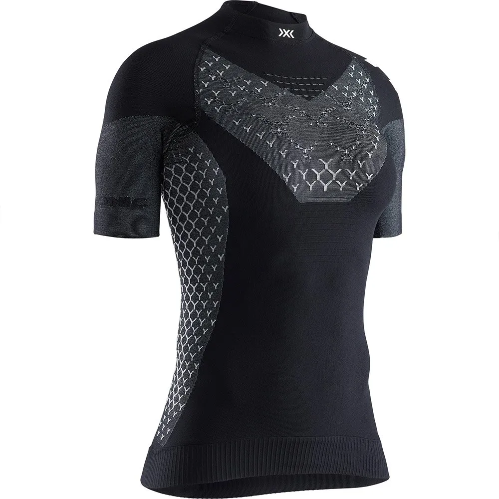 X-Bionic Twyce 4.0 Kortarmet T-skjorte female, Black melange
