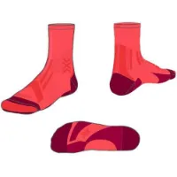 X-Socks Trail Run Perform Crew Sokker female