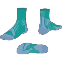X-Socks Trail Run Perform Crew Sokker male X-Socks Trail Run Perform Crew Sokker male