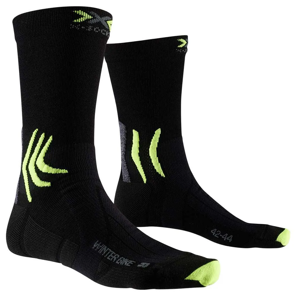 X-Socks Winter 4.0 Sokker, Black / grey / phyton yellow X-Socks Winter 4.0 Sokker, Black / grey / phyton yellow