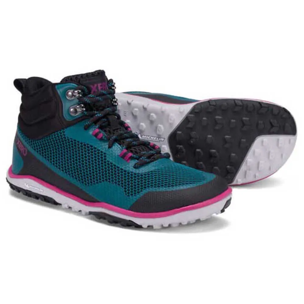 Xero Shoes Scrambler Mid Tursko, Deep lake / fuchsia