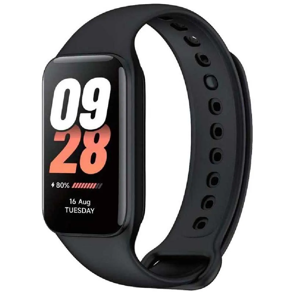 Xiaomi 8 Active Aktivitetsarmbånd, Black, EU Plug 220V