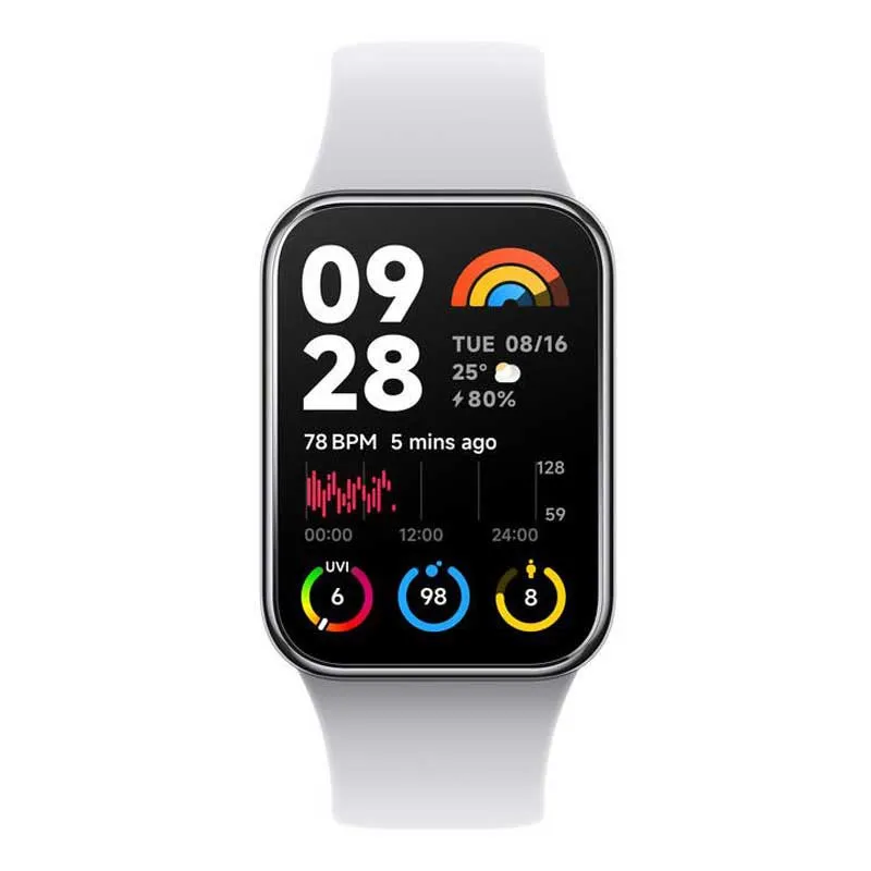Xiaomi Mi Smart Band 8 Pro Smartklokke, Light grey