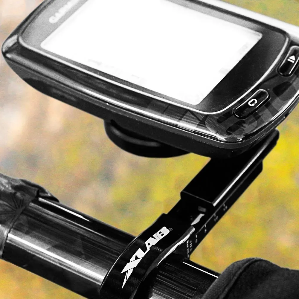 XLAB C-fast Versadjust Garmin/wahoo Sykkelcomputerfeste, Black, One Size