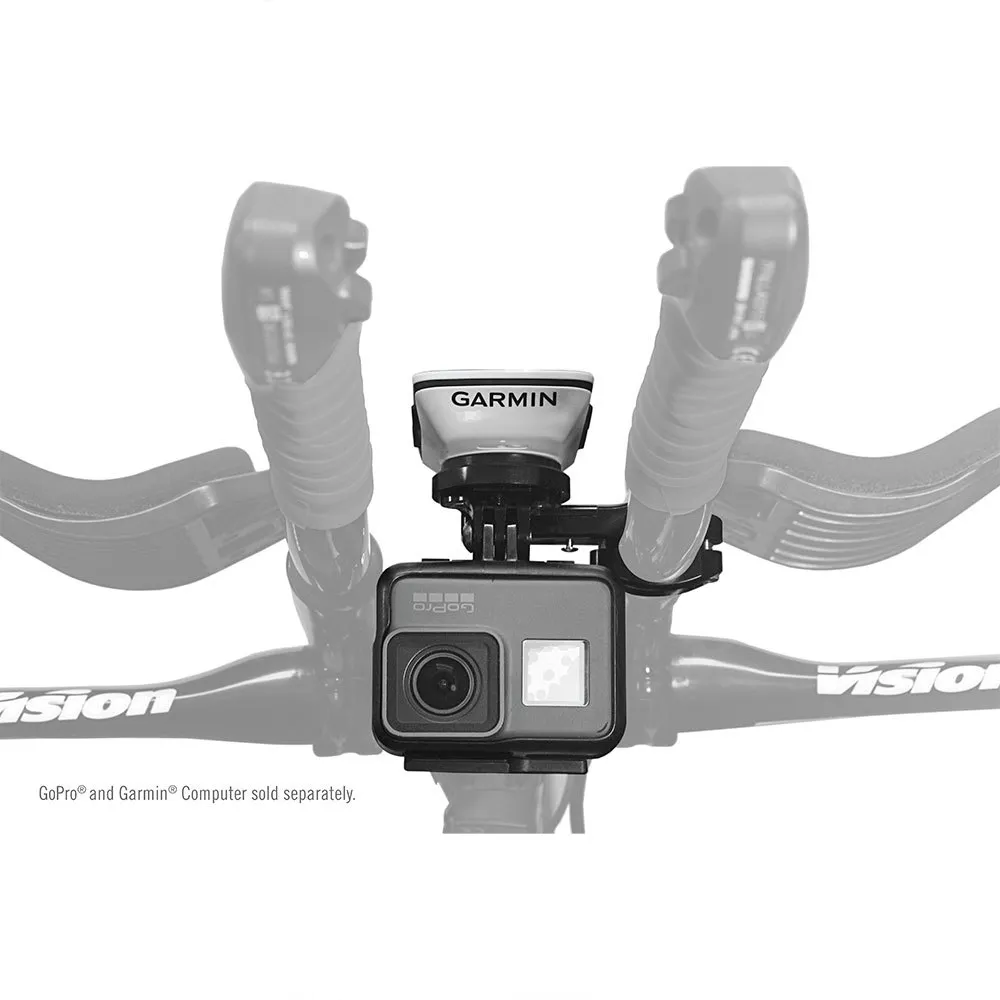 XLAB C-fast Versadjust Gopro Combo Garmin/wahoo Sykkelcomputerfeste, Black, One Size