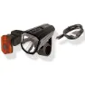 XLC Alderaan Cl-s17 Sykkellyktesett, Black, One Size