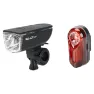 XLC Ariel+neso Cl-s11 Sykkellyktesett, Black, One Size