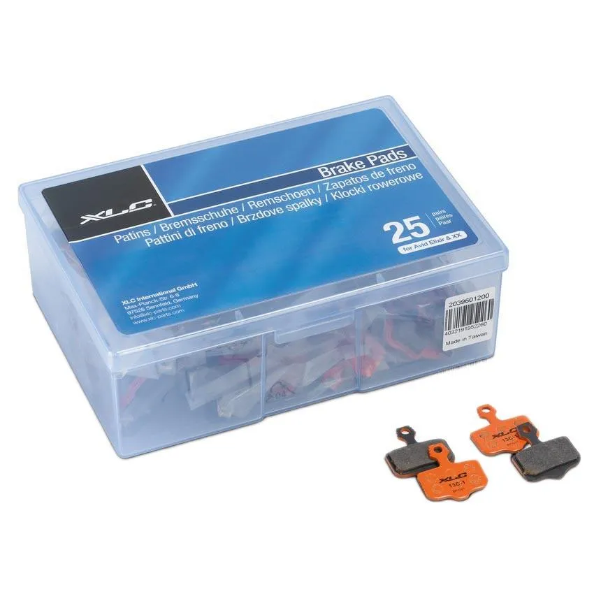 XLC Avid Elixir/xx Skivebremseklosser 25 Par, One size