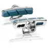 XLC Bs R02 Komplette Felgbremseklosser 2 Par, Silver / blue, 55mm