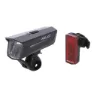 XLC Cl-s24 Proxima Plus Sykkellyktesett, Black, One Size
