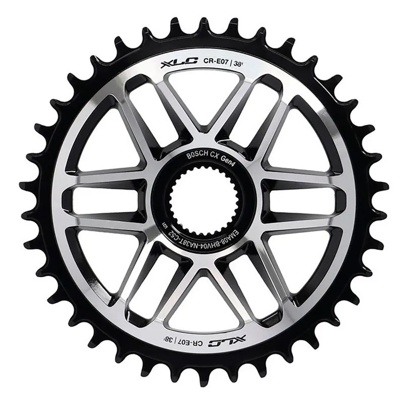 XLC Cr-e07 E-bike Dm E-bike Kjettingring, Silver / black, 28t XLC Cr-e07 E-bike Dm E-bike Kjettingring, Silver / black, 28t