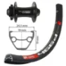 XLC Dt Swiss 466d Evo 27.5´´ 6b Disc Terrengsykkel Forhjul