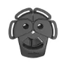 XLC Fidlock Låse For Tilhengerfeste, Black, One Size