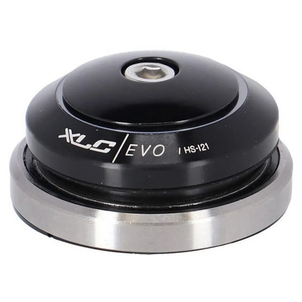 XLC Hs-i21 1-1/8-1.5 28.6/40/42-52 Mm Integrert Styrelager, Black, 1 1/8 - 1.5"