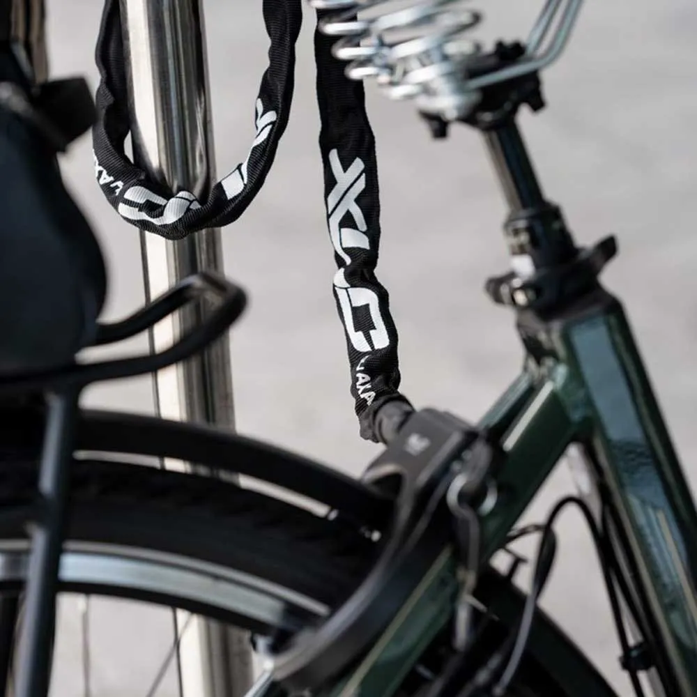 XLC Lo-f02 Fantomas Ii 1200 Mm Non-removable Key Kjedelås, Black, One Size