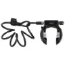 XLC Lo-f02 Fantomas Ii 1800 Mm Non-removable Key Sykkelrammelås, Black, One Size