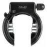 XLC Lo-f02 Fantomas Ii Non-removable Key Sykkelrammelås, Black, One Size