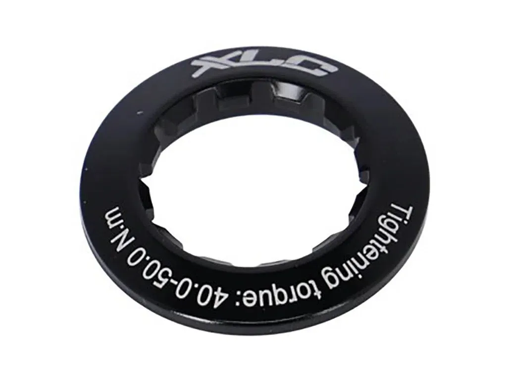 XLC Locking Ring Brake Disc Center Lock for 6 bolt rotors, Black
