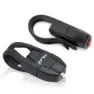 XLC Mini Colours Cl-s10 Sykkellyktesett, Black, One Size