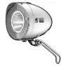 XLC Retro Cl-d04 Dynamo Frontlys, 40 lux / chrome, One Size