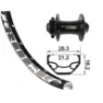 XLC Rodi Black Rock 27.5´´ 6b Disc Terrengsykkel Forhjul Refurbished, Black, 15 x 100mm