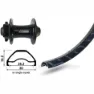 XLC Rodi Ready 25 Evo 27.5´´ 6b Disc Terrengsykkel Forhjul, Black, 15 x 100mm