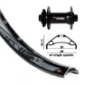 XLC Rodi Tryp 35 Evo 27.5´´ 6b Disc Terrengsykkel Forhjul, Black, 15 x 110mm