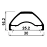XLC Ta-15 Rodi Ready 29´´ Boost 6b Disc Terrengsykkel Forhjul, Black, 15 x 110mm