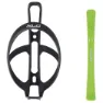 XLC Tyre Lever Flaskeholder, Black / green, One Size