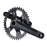 XON Gravel 1s Integrated Bolt Kranksett, Black, 172.5mm, 40t