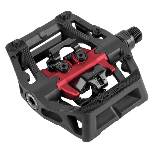 Xpedo Gfx Neo Clipless Sykkelpedaler, Black / red, One Size