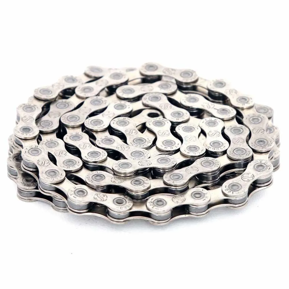 YBN S10 Shimano/sram/campagnolo Kjede, Silver / grey, 116 Links YBN S10 Shimano/sram/campagnolo Kjede, Silver / grey, 116 Links