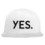 Yes. Cap, White