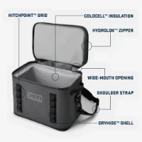 Yeti Hooper Flip 12l Myk Bærbar Kjøleboks Yeti Hooper Flip 12l Myk Bærbar Kjøleboks