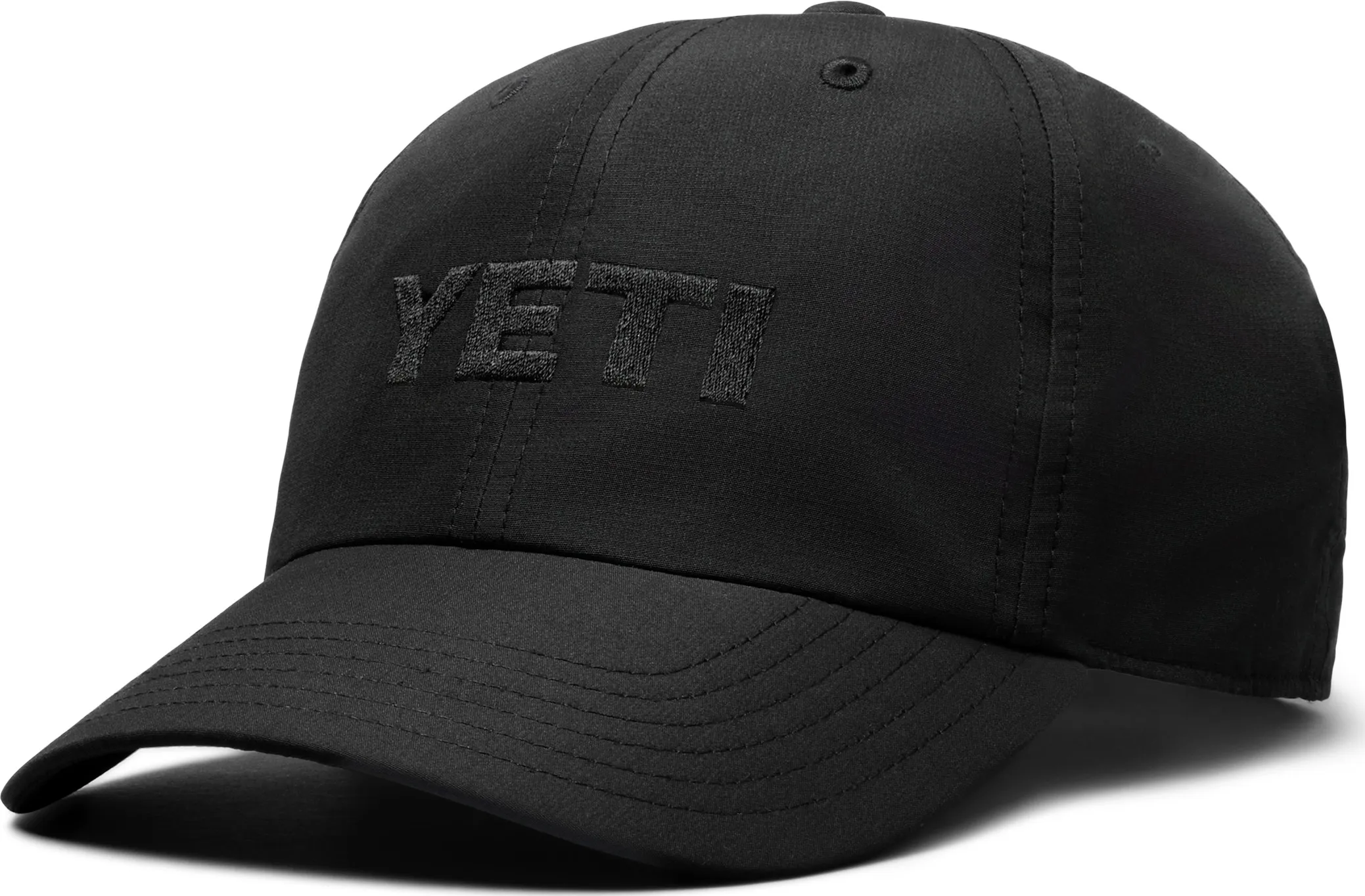 Yeti Logo Baseball Cap, Black