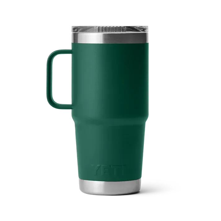Yeti Rambler 20 OZ 591 ml Travel Mug With Stronghold™ Lid, Black forest green