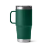 Yeti Rambler 20 OZ 591 ml Travel Mug With Stronghold™ Lid, Black forest green