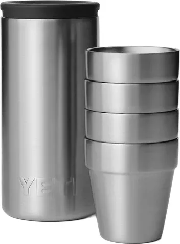 Yeti Shot Glasses, Stainless steel, One Size