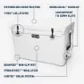 Yeti Tundra 105l Stiv Bærbar Kjøleboks, White, One Size